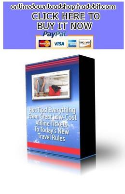 Product picture Hot Tips From Great Low Cost Airline Tickets To New Rules