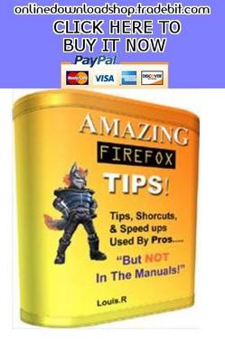 Product picture Amazing Firefox Tips