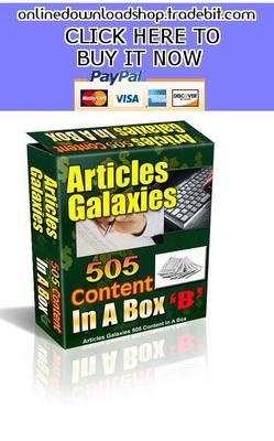 Product picture Article Galaxies