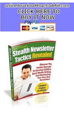 Product picture Stealth Newsletter Tactics Revealed