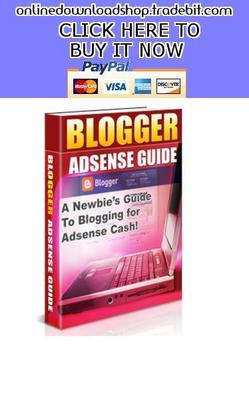 Product picture Blogger Adsense Guide
