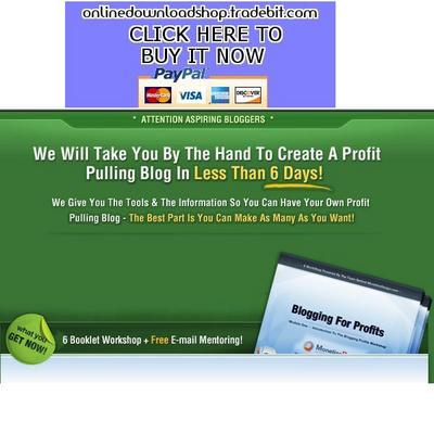 Product picture Create A Profit Pulling Blog