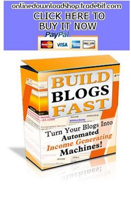 Product picture Build Blogs Fast