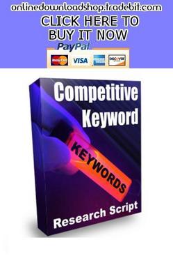 Product picture Competitive Keyword Research