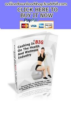 Product picture Cashing In Big On The Health And Wellness Industry