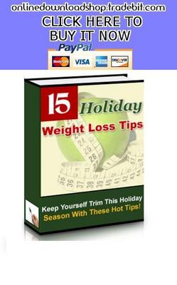 Product picture Holiday Weight Loss Tips