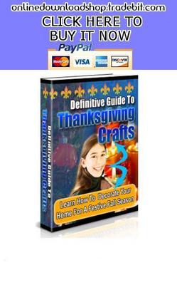 Product picture Definitive Guide To Thanksgiving Crafts