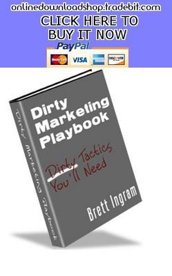Product picture Dirty Marketing Playbook