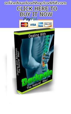 Product picture Dealing With Backpain The Natural Way