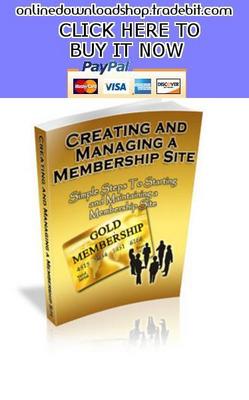 Product picture Creating And Managing A Membership Site