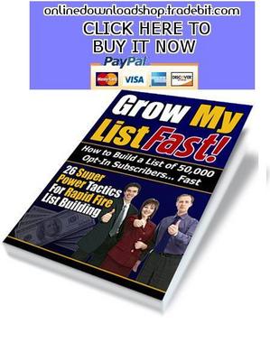 Product picture Grow My List Fast