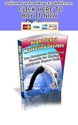 Product picture High Ticket Marketing Secrets