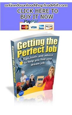 Product picture Getting the Perfect Job