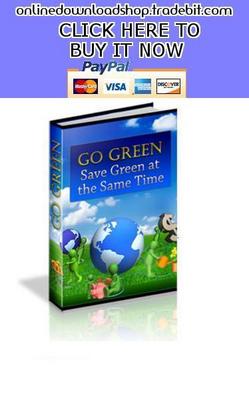 Product picture Go Green - Save Green
