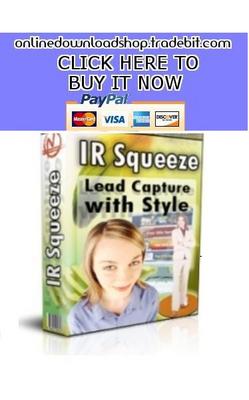 Product picture IR Squeeze - Lead Capture With Style 