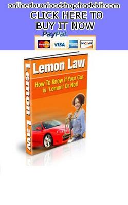 Product picture Lemon Law