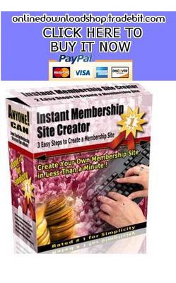 Product picture Instant Membership Site Creator