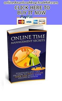 Product picture Online Time Management Secrets
