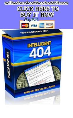 Product picture Turn 404 Errors Into Cash
