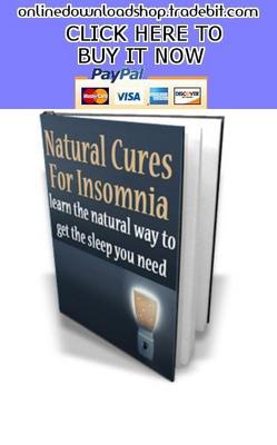 Product picture Natural Cures For Insomnia