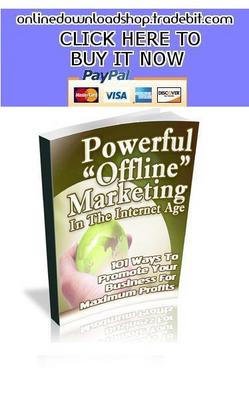 Product picture Powerful Offline Marketing