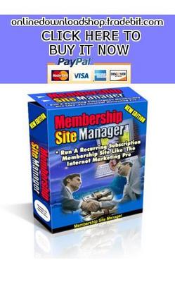 Product picture Membership Site Manager