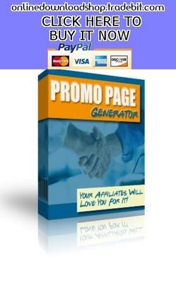 Product picture Promo Page Generator