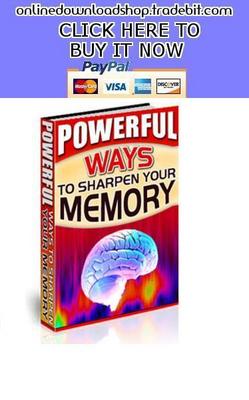 Product picture Powerful Ways to Sharpen Your Memory