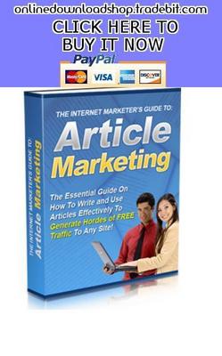Product picture The Internet Marketers Guide to Article Marketing