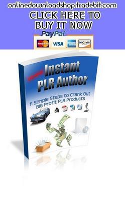 Product picture Instant PLR Author