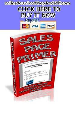 Product picture Sales Page Primer