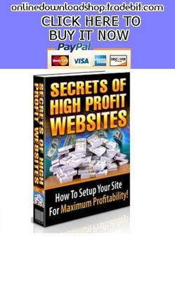 Product picture Secrets Of High Profit Websites