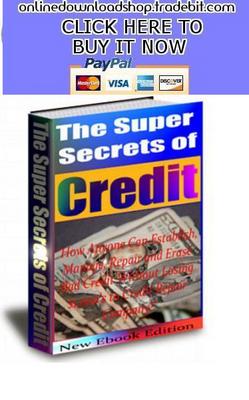 Product picture The Super Secrets of Credit