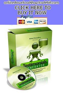 Product picture Testimonials Generator