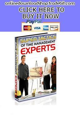 Product picture Super Tactics of Time Management Experts