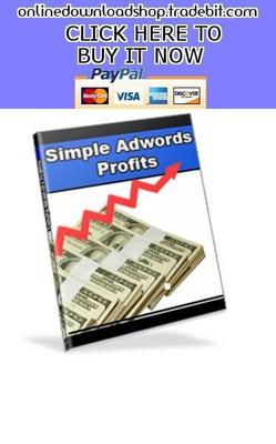 Product picture Simple Adwords Profits