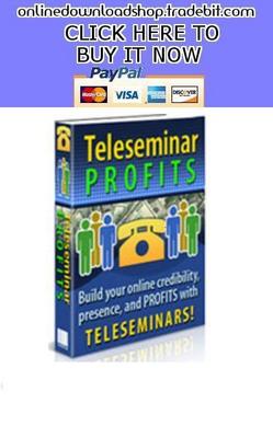 Product picture Teleseminar Profits