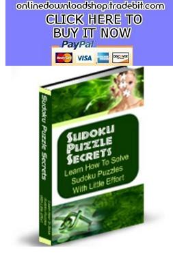 Product picture Sudoku Puzzle Secrets