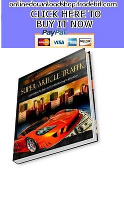 Product picture Super Article Traffic 