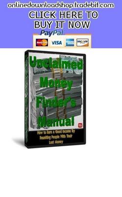 Product picture Unclaimed Money Finder
