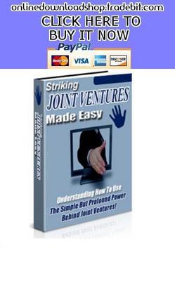 Product picture Striking Joint Ventures Made Easy