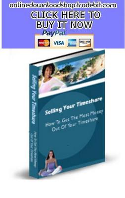 Product picture Selling Your Timeshare