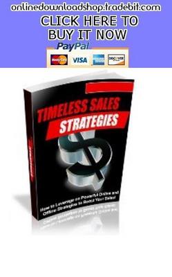 Product picture Timeless Sales Strategies