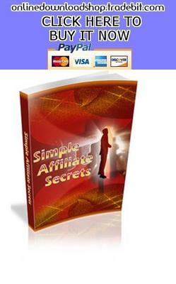 Product picture Simple Affiliate Secrets