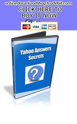 Product picture Yahoo Answers Secrets