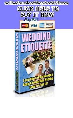 Product picture Wedding Etiquette Secrets Revealed