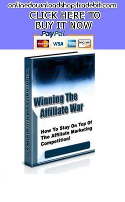 Product picture Winning The Affiliate War