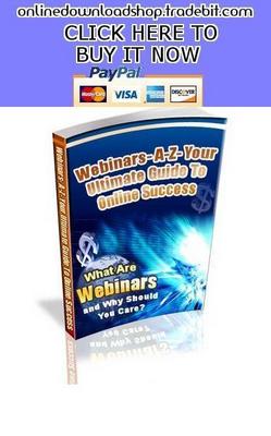 Product picture Webinars A-Z - Your Ultimate Guide to Online Success