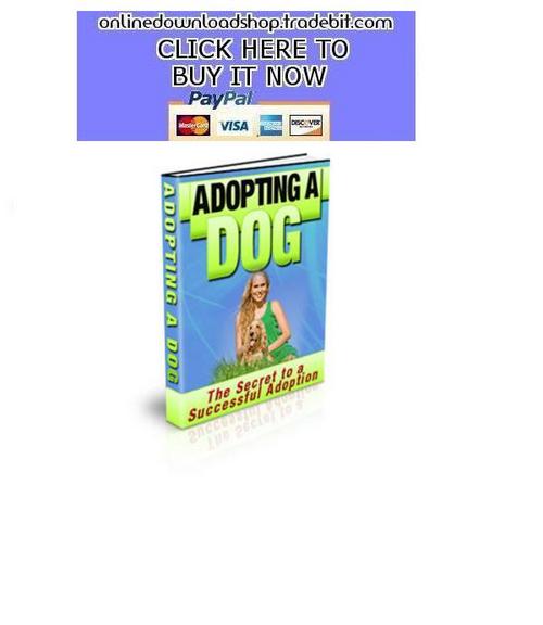 Product picture Adopting a Dog