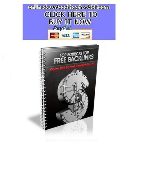 Product picture Top Source For Free Backlinks